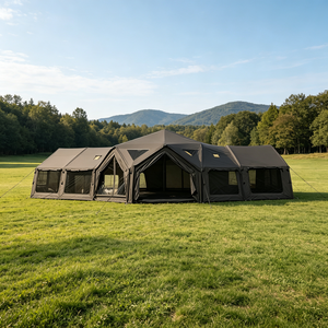 Tente gonflable portable en forme d'étoile, 6 m de diagonale, fenêtres en maille amovibles, grand espace, tente de <span class=keywords><strong>camping</strong></span> familiale pour l'extérieur - Product Image 5