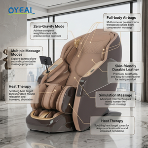 OYEAL Factory Wholesale Luxury 3D Smart Movement Track <b>Zero</b> <b>Gravity</b> Body <b>Chair</b> Multi Modes for Relaxation High - Product Image 3