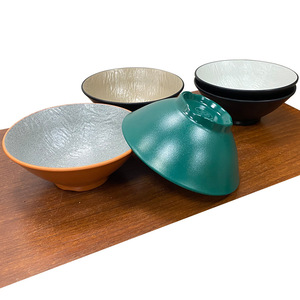 Tazón de fideos de melamina, tazón de ramen de plástico estilo japonés imitación porcelana, tazón para fideos, tazón para sopa comercial de tienda de fideos - Product Image 2
