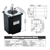 Axe rotatif 4ème axe K12 100mm, mandrin auto-centrant à 4 mors avec moteur pas à pas Nema 23, rapport 6:1 pour machine de fraisage