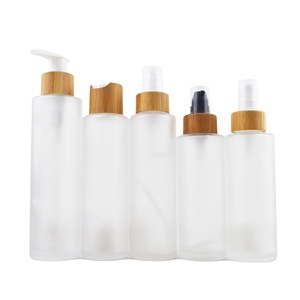 Récipient cosmétique en verre pour soins de la peau, emballage de luxe 30 40 50 60 80 100 120 Ml bouteilles de Lotion 20 30 50 G ensembles de pots de crème - Product Image 3