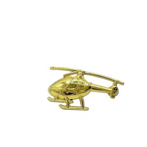 Großhandel individuell gelagerte Zinc-Legierung Hubschrauber-Flugzeug-Stift Metall-Flugzeug-Stift-Ausweis - Product Image 1
