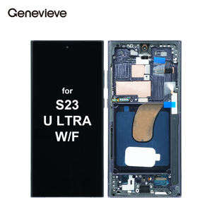 Genevieve S23 Ultra cep telefonu yedek ekran için 1 yıl garanti ile çerçeve esnek OLED 6.8 ekran - Product Image 1
