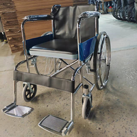 Fauteuil roulant manuel en acier léger Offre Spéciale 809 nouvelle conception pliante fournitures de thérapie de rééducation de toilette marcheur et déambulateur