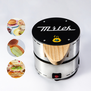 Máquina de Snacks Calientes, Máquina de Helados, Máquina de Pan <span class=keywords><strong>Brioche</strong></span> Italiano 220V, Máquina de Helados y Gelato, Sandwich Redondo, Nuevo Producto UFO2000, Panini <span class=keywords><strong>Burger</strong></span> - Product Image 2