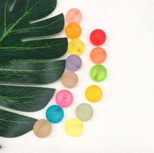 ลูกปัดลูไซท์กลมรูตรงสีลูกกวาดสำหรับกำไลทำมือแบบทำมือและเครื่องประดับทำลูกปัดแบบหลวม - Product Image 3