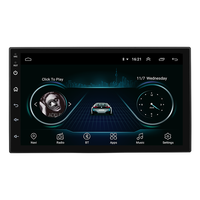 Lecteur MP5 de voiture 2DIN avec navigation GPS Android 7 pouces, écran tactile, support de tableau de bord, GPS intégré, stéréo multimédia