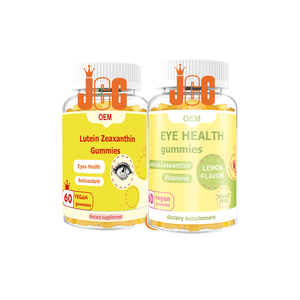 Suplemento sanitario Suplemento para los ojos Vitaminas saludables para niños Personas mayores Soporte antioxidante Luteína Zeaxantina Gomitas - Product Image 1