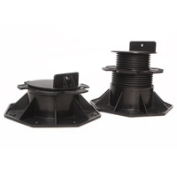 Supports de poutre réglables en hauteur en bois-plastique pour la décoration intérieure et le revêtement de sol, modèle YB-42, pour l'expédition transfrontalière e-commerce
