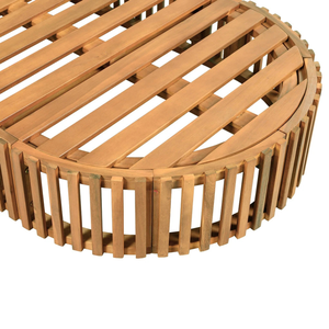 Chaise longue moderne en teck pour extérieur avec dossier réglable et coussin, idéale pour le bord de la piscine, la terrasse, le jardin ou la station balnéaire - Product Image 6