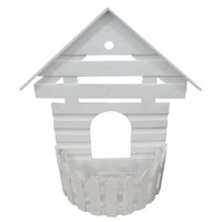 Mur suspendu en plastique de grande forme, fleur artificielle de simulation, décoration murale suspendue, panier de fleurs