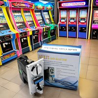 6 types de sélecteur de pièces en plastique 12V accepteur de pièces multiples pour distributeurs automatiques d'arcade et jeux à pièces