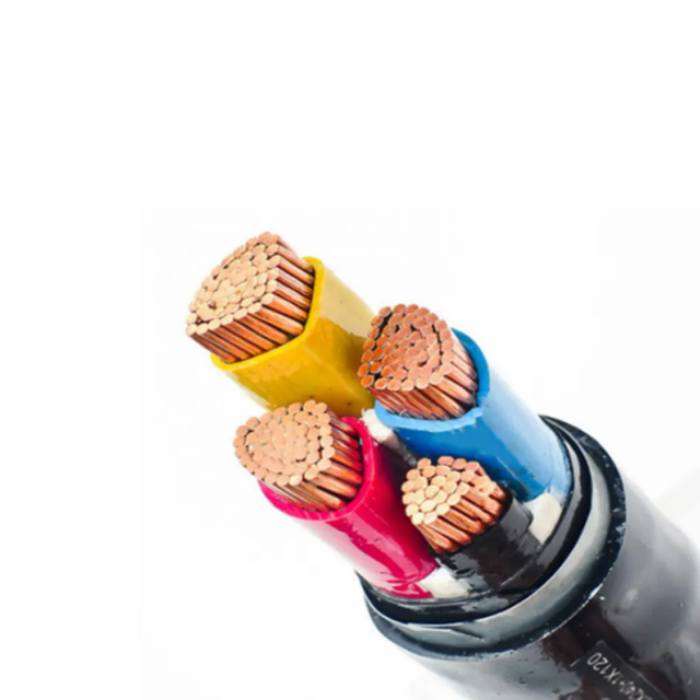 ZR-YJV Copper Conductor PVC Insulation/Jacket IP67 Rated Fan-Shaped Low Voltage Power Cables for Construction Use
