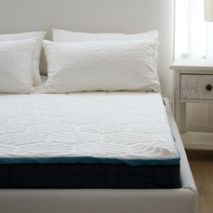 Venta al por mayor con cremallera Funda de colchón completo duradero de alta calidad antibacteriano cubierta de colchón <span class=keywords><strong>protector</strong></span> de la cubierta de colchón - Product Image 1