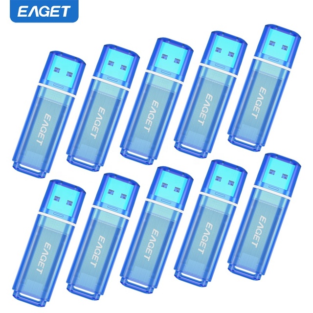 EAGET F8-2 Wholesale Plastic Gift Usb Flash Drives Stick Memoria Chiavetta USB Key Mini Thumb Drive Flash Memory USB Pendrive