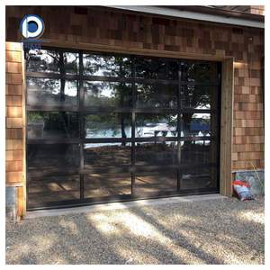 Portes <span class=keywords><strong>de</strong></span> <span class=keywords><strong>garage</strong></span> sectionnelles automatiques en aluminium à vue complète avec verre Low-E, approuvées CE, <span class=keywords><strong>de</strong></span> la marque Prima - Product Image 6