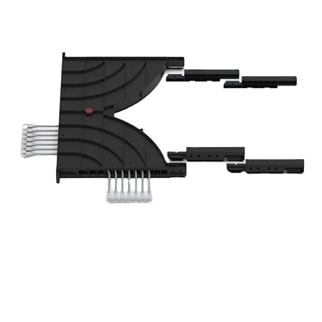 Channel Type Cable Management Tray 24-hole Cable Manager for Data Center Rack/Cabinet