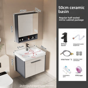 Lavabo Wayon para el hogar, gabinete combinado, gabinete de baño, lavabo integrado de cerámica - Product Image 5