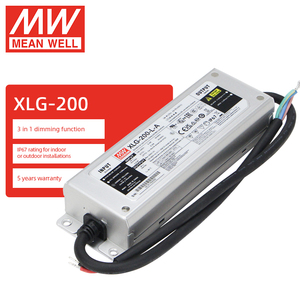 Mean Well XLG-200-H Mới IP67 Biến Áp Chuyển Mạch 200W 27-56V 5550MA Trình Điều Khiển Nguồn LED - Product Image 1