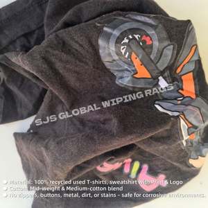 Trapos de Algodón Superabsorbentes para Uso Industrial, Bolsas de 10 kg y 25 kg, Trapos de Camisetas de Colores para Limpieza - Product Image 4