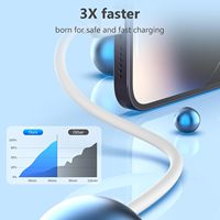 Câble de Charge Rapide USB-C MFi Certifié, 1m 2m, Personnalisable pour iPhone 16 15 14 13 12 11 Pro Max