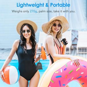 Pompe à air électrique ultra-rapide et mini de 3600 mAh pour gonfler et dégonfler les matelas pneumatiques, les flotteurs de piscine, les sacs de rangement sous vide - Product Image 3