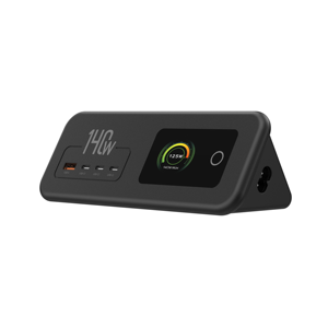Station de charge de bureau GaN 140W, 2 prises AC, 3 USB C, 1 USB A, chargeur rapide PD, multiprise universelle, prise UK pour ordinateur portable - Product Image 6