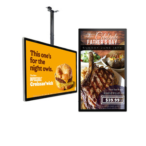 Pantalla LCD HD de 32 Pulgadas para Montaje en Pared, Pantalla Publicitaria Electrónica, Menú Digital para Restaurantes - Product Image 2