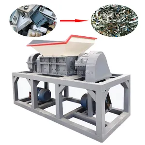 PLC hệ thống điều khiển, tiêu thụ năng lượng thấp, lâu dài đôi trục nặng chất thải giấy Shredder