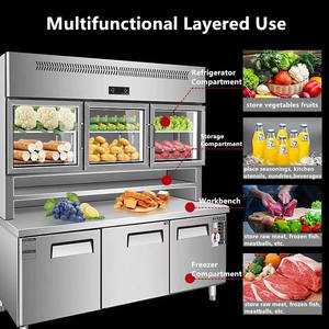Refrigerador <span class=keywords><strong>de</strong></span> bajo mostrador <span class=keywords><strong>de</strong></span> acero inoxidable con ahorro <span class=keywords><strong>de</strong></span> energía para cocina <span class=keywords><strong>de</strong></span> catering - Product Image 6