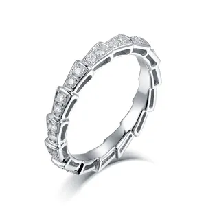 Высокое качество заказное изготовление 18k золотые ювелирные изделия с бриллиантом кольцо вечности для женщин по низкой цене