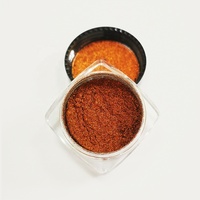 Poudre magnétique caméléon rouge orangé, pigment magnétique puissant pour vernis à ongles