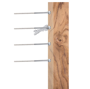 Swage เกลียวสตั๊ดความตึงเครียดปลายขั้วที่เหมาะสมสำหรับ1/8ราวบันไดสาย T316สแตนเลส - Product Image 4