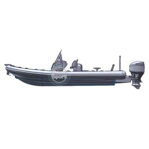 Embarcación semirrígida de aluminio de alta velocidad CE de 26 pies, RIB 860 Orca Hypalon, <span class=keywords><strong>Barca</strong></span> 860 - Product Image 3