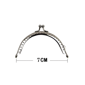 Manico semicircolare Ilan per borsa 7 cm bianco colore K tinta unita - Product Image 2