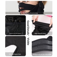 Masque de ski imperméable doublé polaire, écharpe chaude, protection faciale coupe-vent pour l'extérieur, unisexe, résistant au froid, épaissi pour le cyclisme