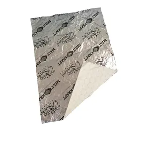 शहद कंघी डिजाइन चांदी के रंग का पन्नी चादरें भोजन की चादर एल्यूमीनियम पन्नी कागज के लिए सैंडविच/हैमबर्गर