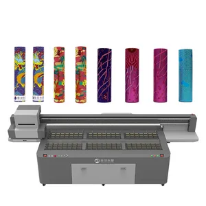 Hochwertiger großer 2510 Zylinder 3D UV Logo Drucker für Becher Dosen Profession elle Glasflaschen becher LED UV Digitaldruck maschinen