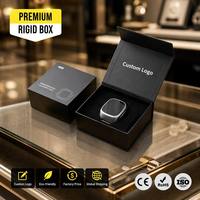 Boîtes d'emballage pour montres de luxe, boîte cadeau rigide en carton avec logo personnalisé, fabricant en gros pour l'emballage de montres intelligentes
