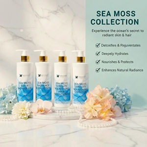 Gel douche à la mousse de mer biologique en gros, gel douche parfumé naturel blanchissant avec des bulles de mousse hydratantes - Product Image 4