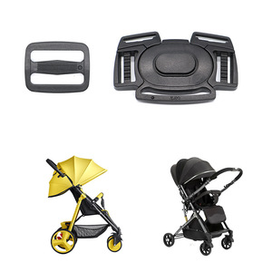 Boucle de sécurité pour poussette à cinq points, en plastique, 26 mm, 51 mm, pour accessoires de poussette pour bébé - Product Image 4