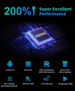 Vente au détail robuste sans fil smart pda <span class=keywords><strong>pos</strong></span> impression de billets <span class=keywords><strong>android</strong></span> mobile écran tactile tablette <span class=keywords><strong>nfc</strong></span> paiement <span class=keywords><strong>pos</strong></span> <span class=keywords><strong>terminal</strong></span> système - Product Image 4