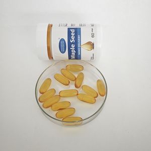 Cápsula de aceite de semilla de arce OEM al por mayor cápsula blanda de aceite de espino cerval de mar a granel personalizada - Product Image 1