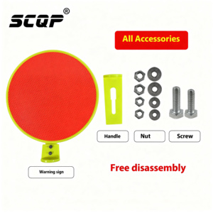 Discos Refletores de Segurança Laranja Duráveis para Sinalização de Tráfego Produtos de Segurança para Construção - Product Image 3