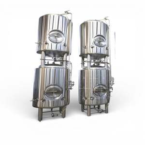 Meilleur prix - Système de brassage de bière clé en main à 2 cuves en acier inoxydable de 400 L avec chauffage électrique - Product Image 1