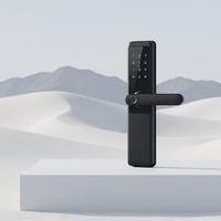 Cerradura Inteligente Automática Antirrobo con Huella Dactilar, Código, Tarjeta, Memoria, Almacenamiento en la Nube, Wi-Fi, Seguridad Grado C, Tuya