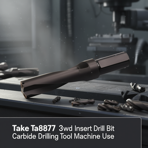 Foret à plaquettes de carbure Ttake Ta8877 3xd pour usage en machine - Product Image 3