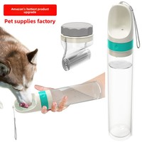 Gamelle et abreuvoir intelligent 4-en-1 multifonction en plastique durable pour chien, pliable, avec fonction de distribution automatique et de stockage, pour les voyages en extérieur