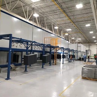 Four de séchage et de polymérisation automatique pour ligne de production de revêtement en poudre électrostatique pour armoires à outils métalliques – Haute efficacité, faible consommation