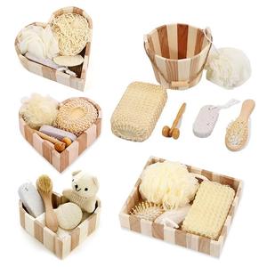 Juego de Regalo de Spa de Lujo para Mujer, Cepillo Corporal de Madera en Forma de Corazón, Juego de Seis Piezas - Product Image 5